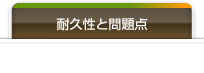 耐久性と問題点